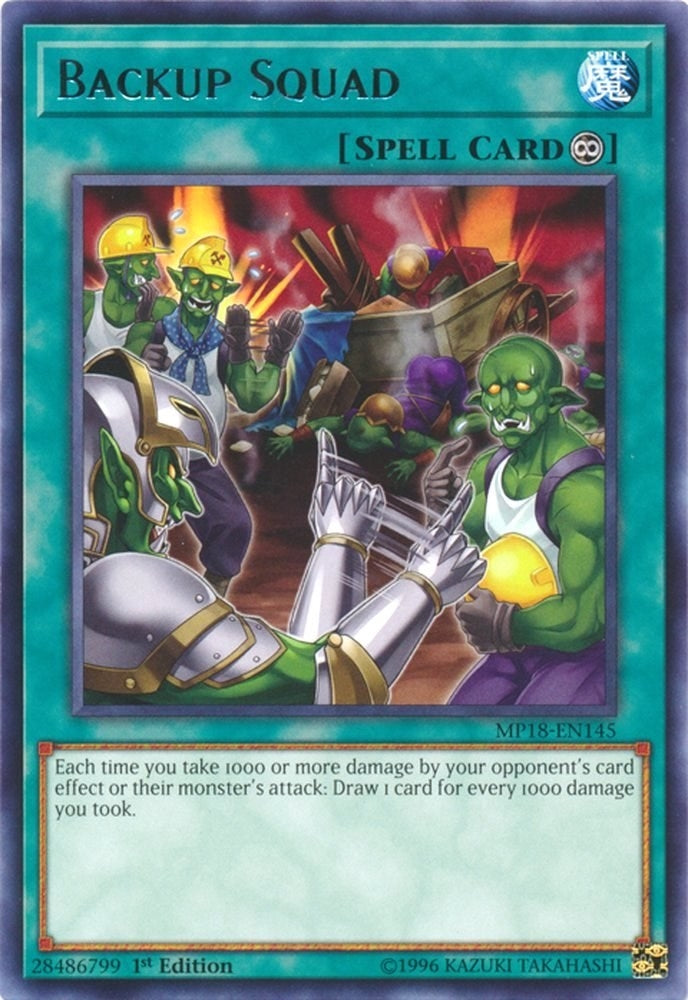 Image for Backup Squad (MP18-EN145) (MP18) - YuGiOh