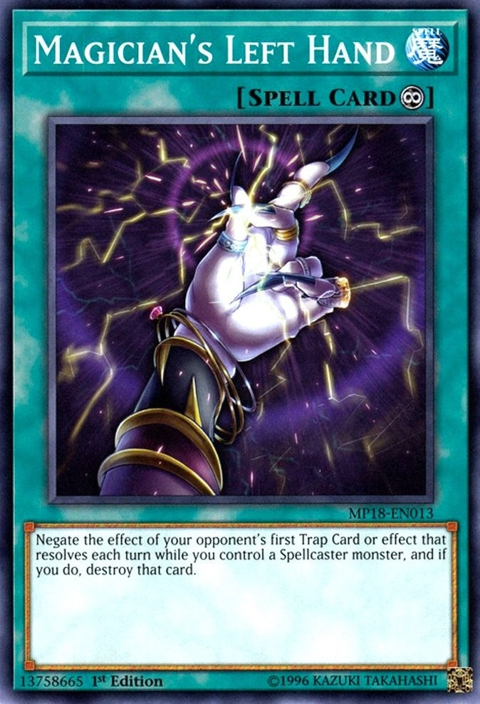 Image for Magician's Left Hand (MP18-EN013) (MP18) - YuGiOh