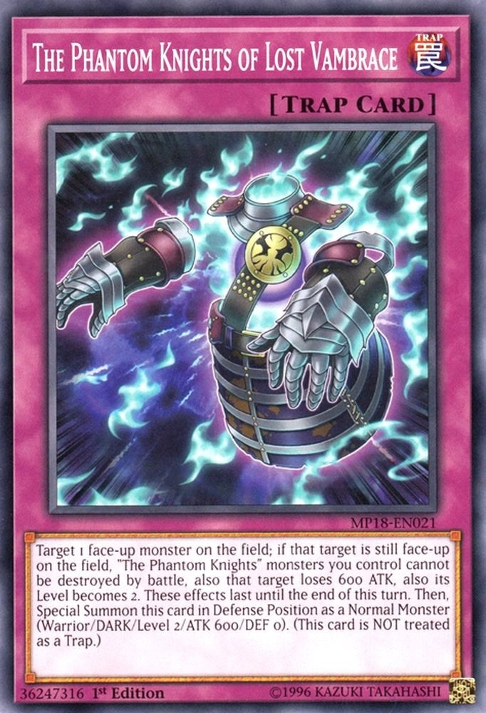 Image for The Phantom Knights of Lost Vambrace (MP18-EN021) (MP18) - YuGiOh