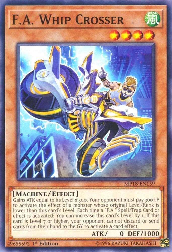 Image for F.A. Whip Crosser (MP18-EN159) (MP18) - YuGiOh