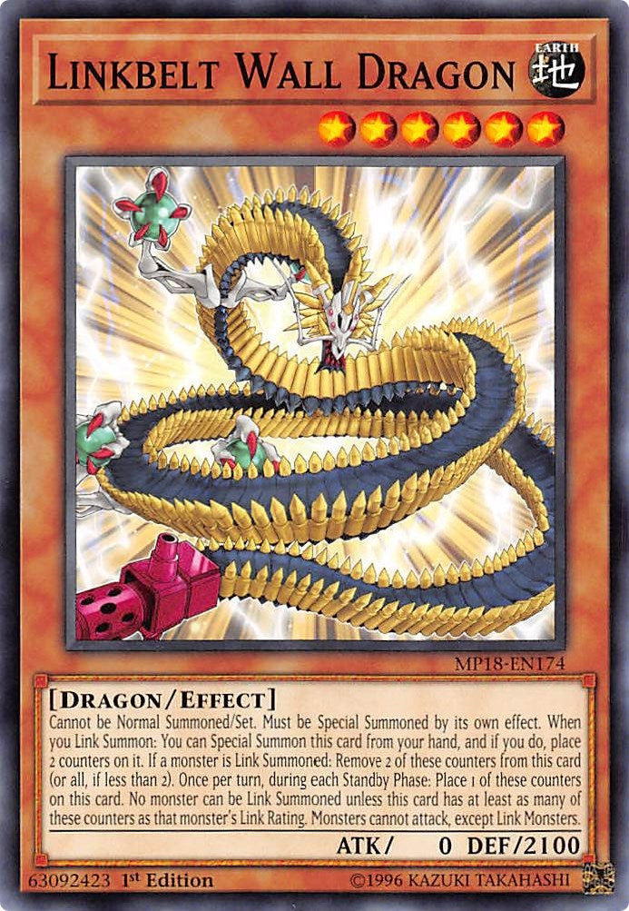 Image for Linkbelt Wall Dragon (MP18-EN174) (MP18) - YuGiOh