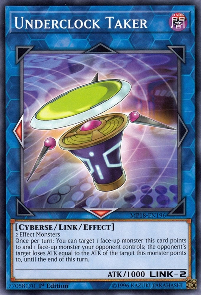 Image for Underclock Taker (MP18-EN196) (MP18) - YuGiOh