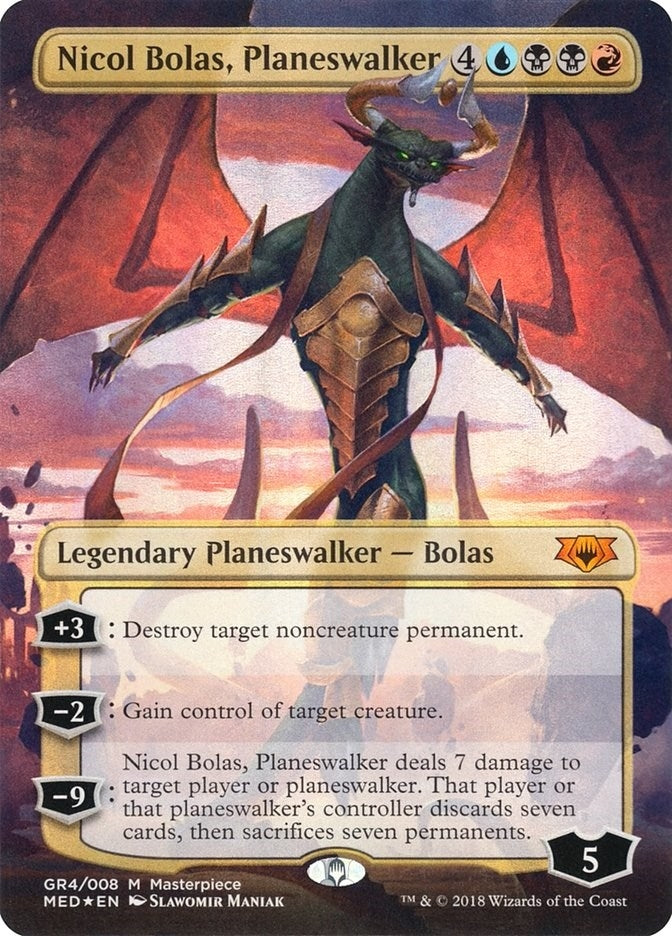 Image for Nicol Bolas, Planeswalker (GR4) (Mythic Edition: Guilds of Ravnica) - Magic: The Gathering