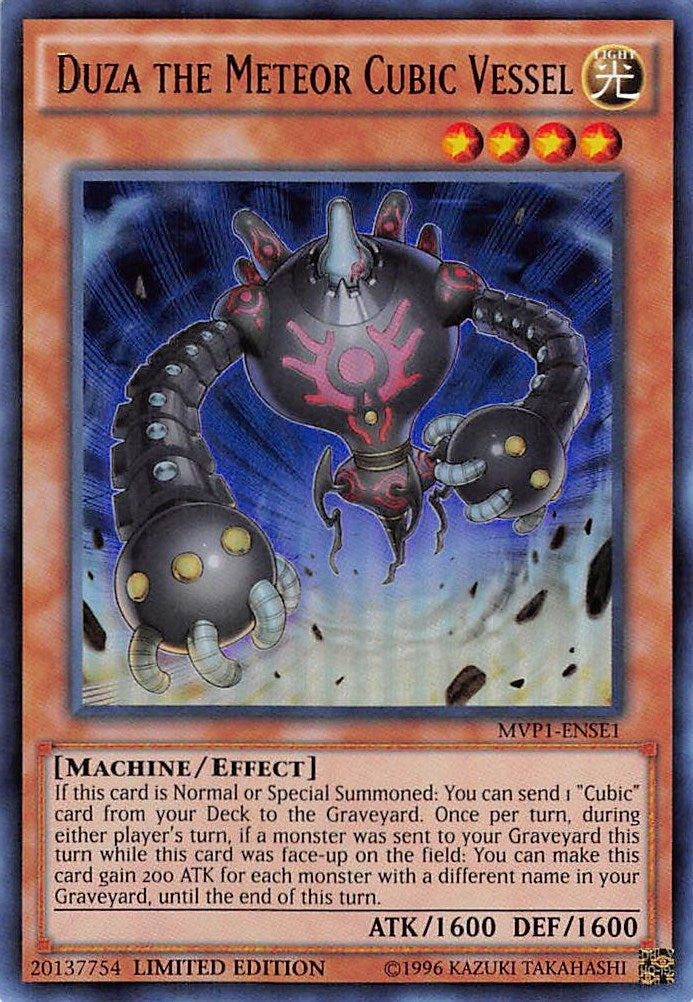 Image for Duza the Meteor Cubic Vessel (MVP1-ENSE1) (MVP1-SE) - YuGiOh