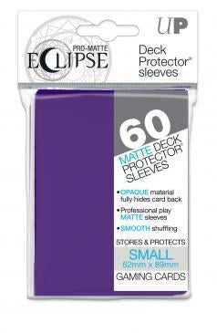 Image for PRO-Matte Eclipse Small Deck Protector Sleeves - Royal Purple (Classic) (60-Pack) - Card Sleeves