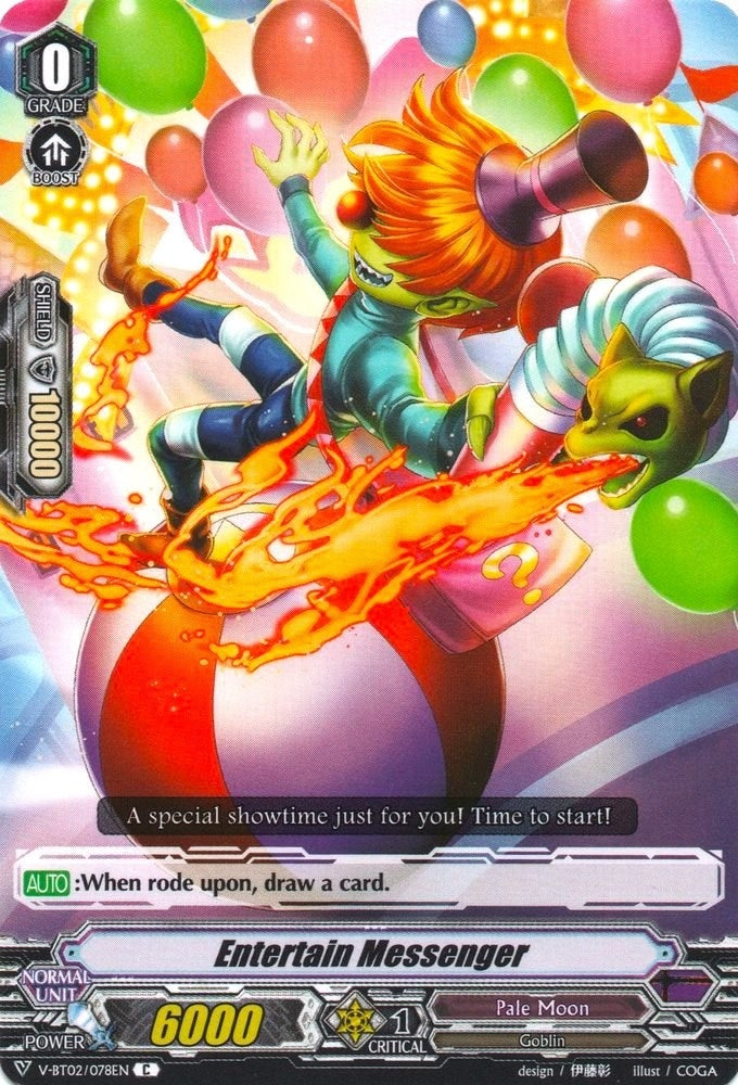 Image for Entertain Messenger (V-BT02/078EN) (V-BT02 : Strongest! Team AL4) - Cardfight Vanguard