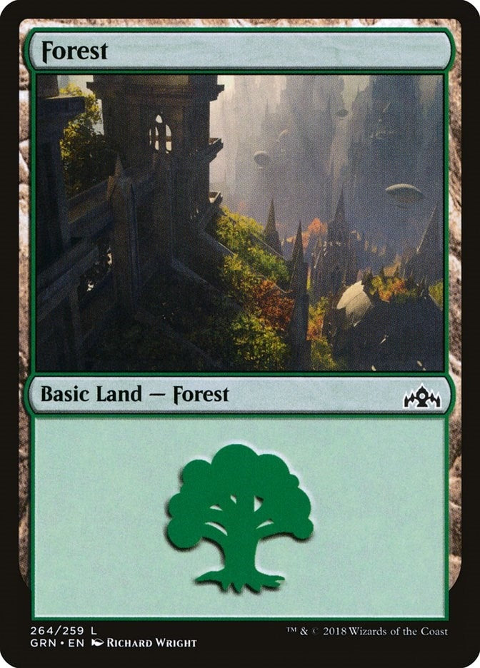 Image for Forest (264) (Guilds of Ravnica) - Magic: The Gathering