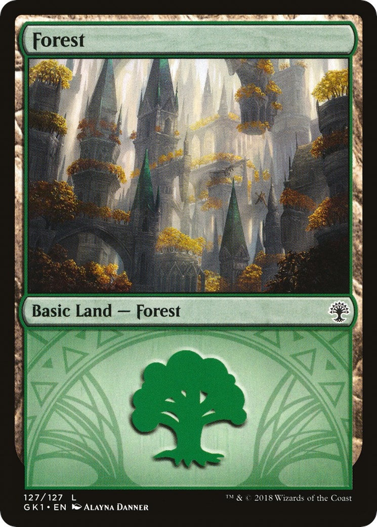 Image for Forest (127) (127) (Guilds of Ravnica: Guild Kits) - Magic: The Gathering
