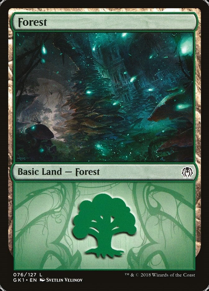 Image for Forest (076) (76) (Guilds of Ravnica: Guild Kits) - Magic: The Gathering