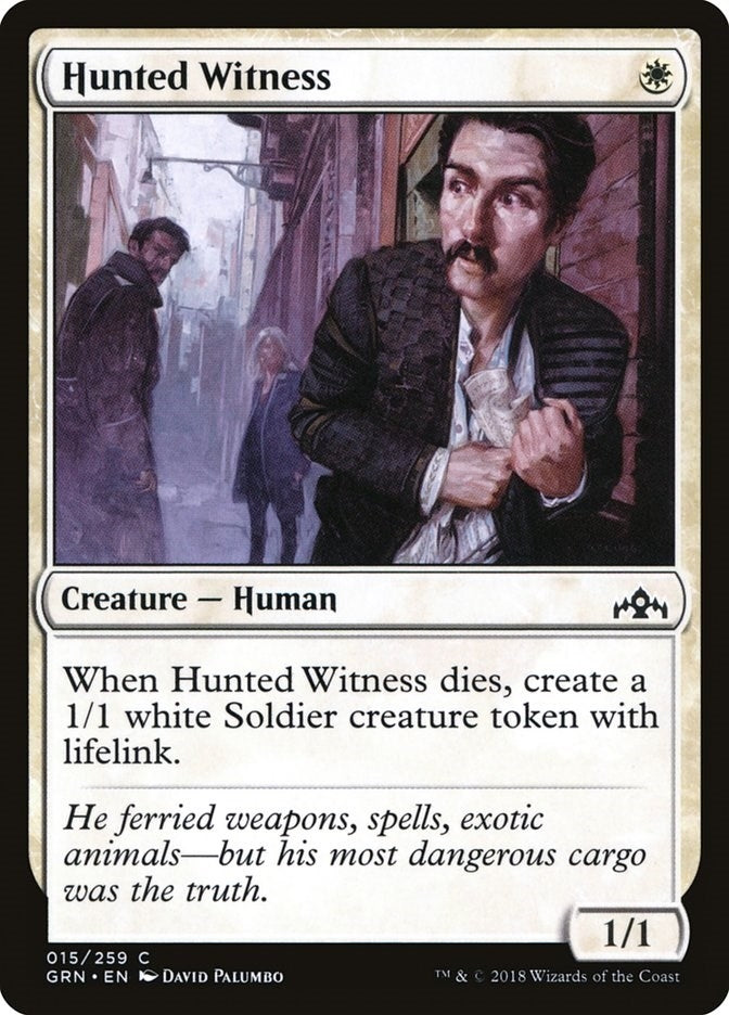 Image for Hunted Witness (15) (Guilds of Ravnica) - Magic: The Gathering