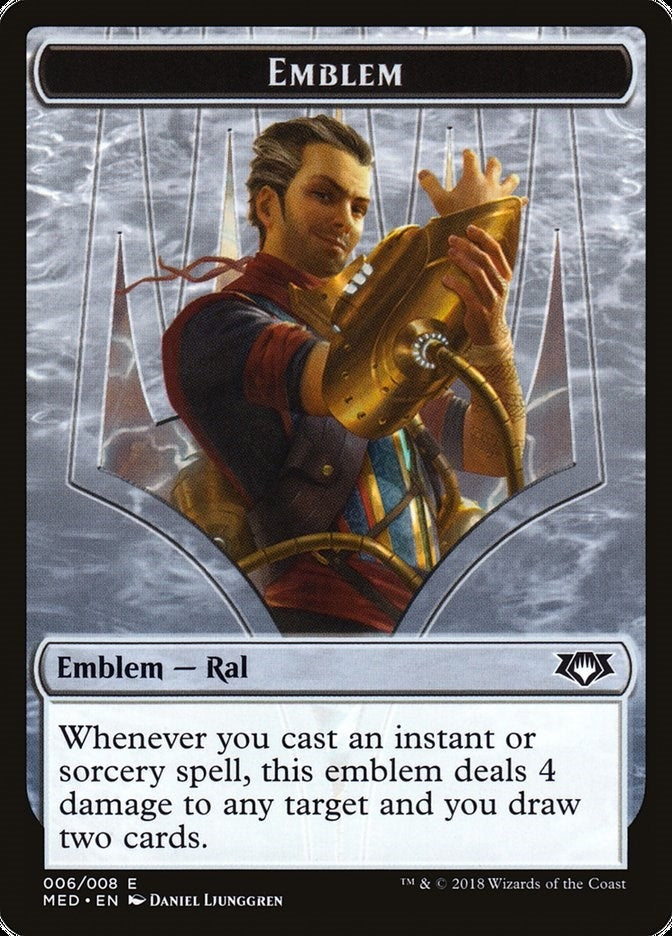 Image for Emblem - Ral, Izzet Viceroy (6) (Mythic Edition: Guilds of Ravnica) - Magic: The Gathering