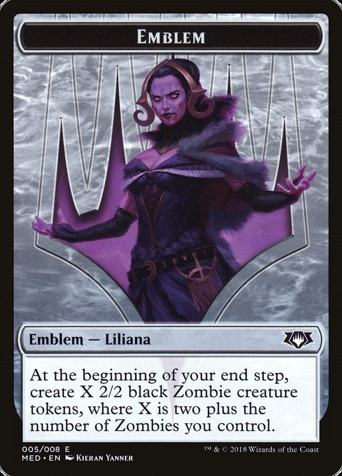 Image for Emblem - Liliana, the Last Hope (5) (Mythic Edition: Guilds of Ravnica) - Magic: The Gathering