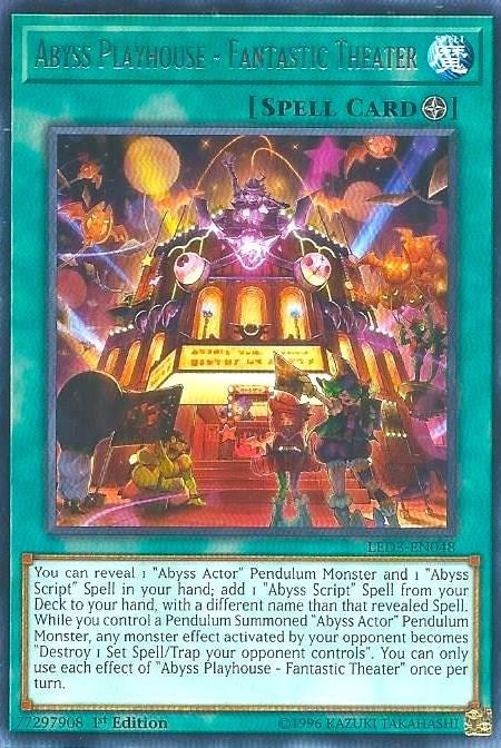Image for Abyss Playhouse - Fantastic Theater (LED3-EN048) (LED3) - YuGiOh