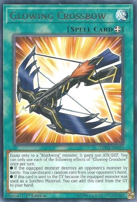 Image for Glowing Crossbow (LED3-EN026) (LED3) - YuGiOh