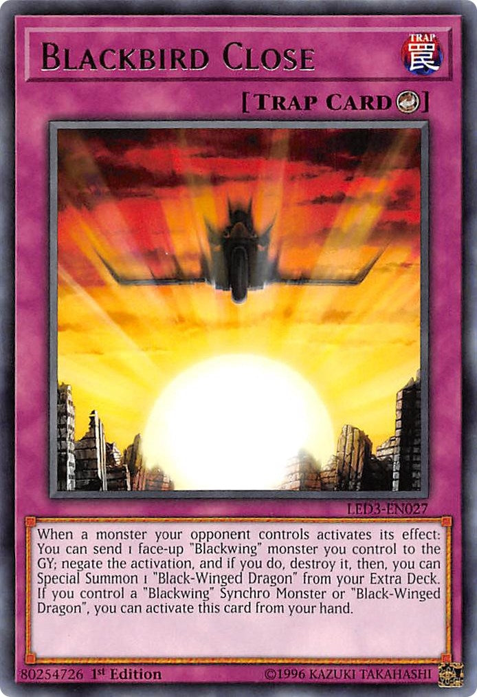 Image for Blackbird Close (LED3-EN027) (LED3) - YuGiOh