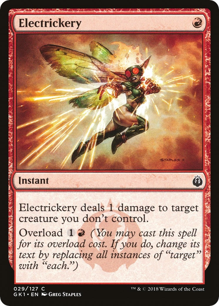 Image for Electrickery (29) (Guilds of Ravnica: Guild Kits) - Magic: The Gathering