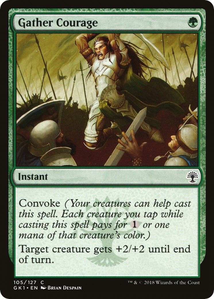 Image for Gather Courage (105) (Guilds of Ravnica: Guild Kits) - Magic: The Gathering