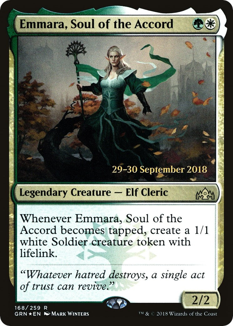 Image for Emmara, Soul of the Accord (168) (Prerelease Cards) - Magic: The Gathering
