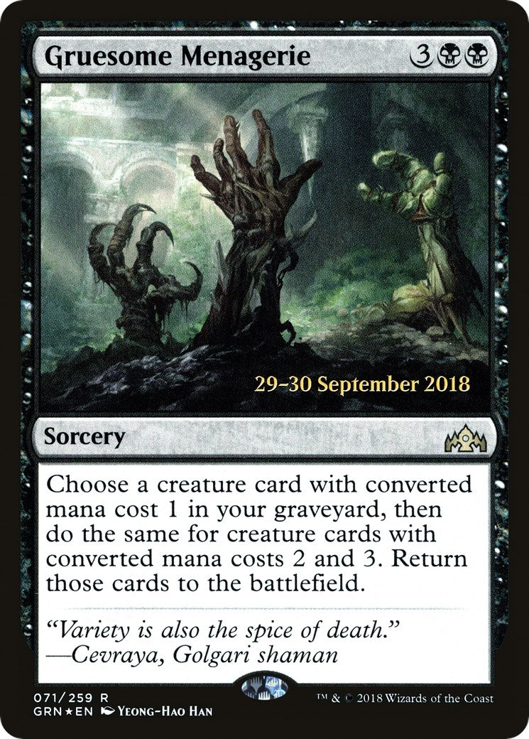 Image for Gruesome Menagerie (71) (Prerelease Cards) - Magic: The Gathering