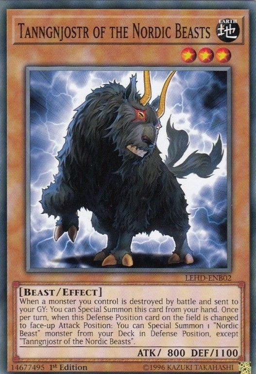 Image for Tanngnjostr of the Nordic Beasts (LEHD-ENB02) (LDK4) - YuGiOh