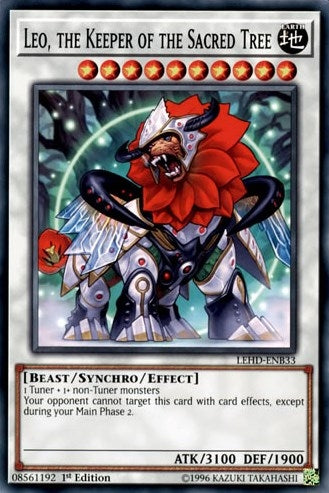 Image for Leo, the Keeper of the Sacred Tree (LEHD-ENB33) (LDK4) - YuGiOh