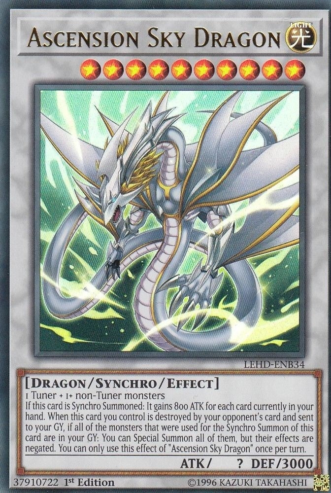 Image for Ascension Sky Dragon (LEHD-ENB34) (LDK4) - YuGiOh