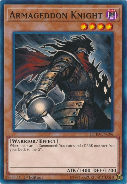 Image for Armageddon Knight (LEHD-ENC06) (LDK4) - YuGiOh