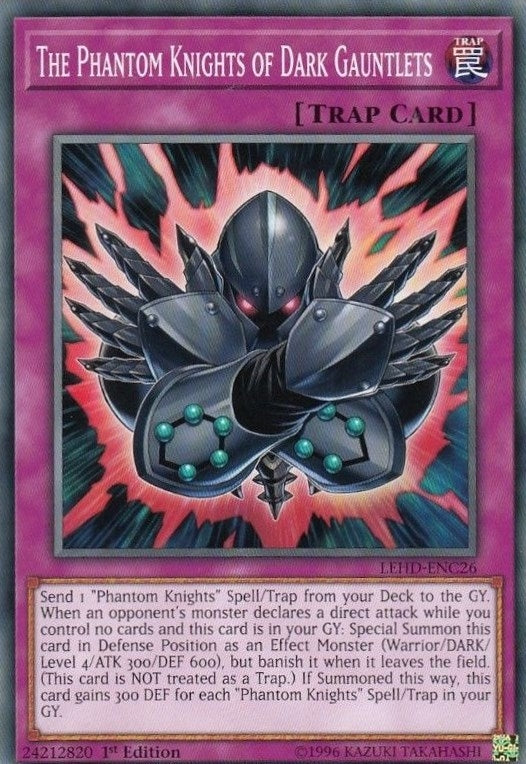 Image for The Phantom Knights of Dark Gauntlets (LEHD-ENC26) (LDK4) - YuGiOh