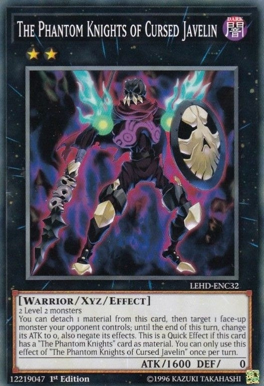 Image for The Phantom Knights of Cursed Javelin (LEHD-ENC32) (LDK4) - YuGiOh