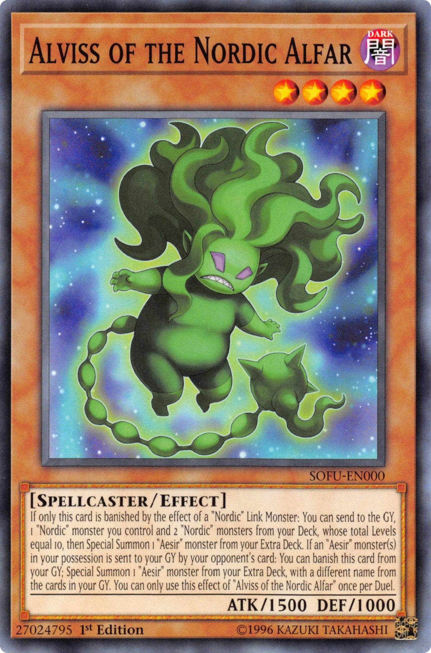 Image for Alviss of the Nordic Alfar (SOFU-EN000) (SOFU) - YuGiOh
