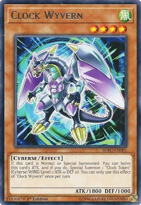 Image for Clock Wyvern (SOFU-EN001) (SOFU) - YuGiOh