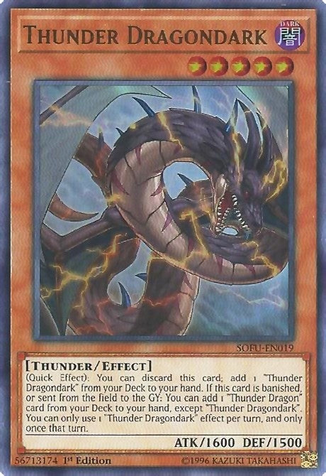 Image for Thunder Dragondark (SOFU-EN019) (SOFU) - YuGiOh