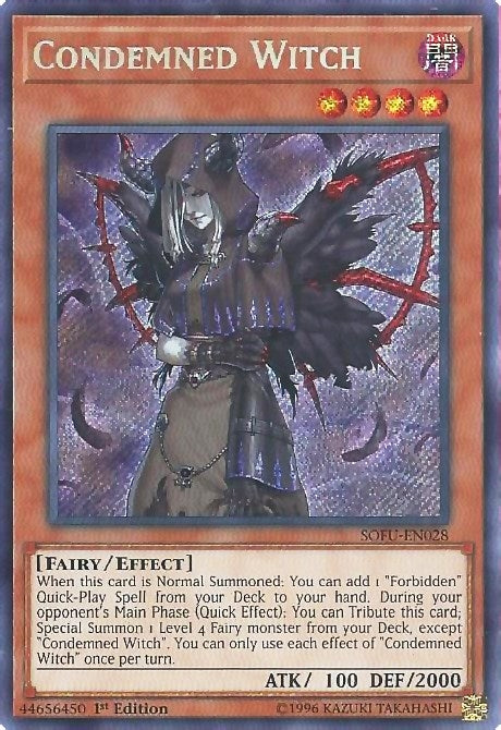 Image for Condemned Witch (SOFU-EN028) (SOFU) - YuGiOh