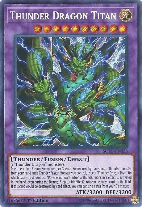 Image for Thunder Dragon Titan (SOFU-EN036) (SOFU) - YuGiOh