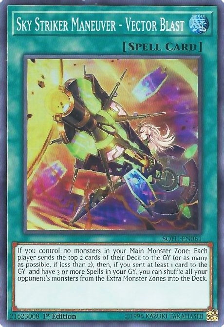 Image for Sky Striker Maneuver - Vector Blast (SOFU-EN061) (SOFU) - YuGiOh