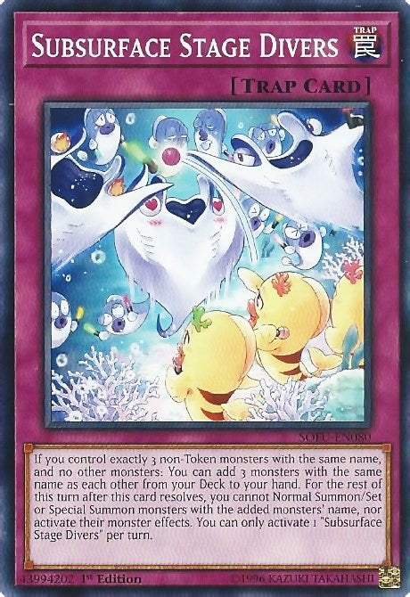 Image for Subsurface Stage Divers (SOFU-EN080) (SOFU) - YuGiOh