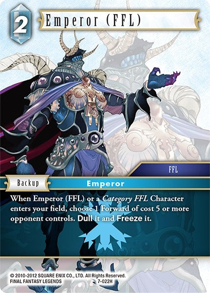 Image for Emperor (FFL) (7-022H) (Opus VII) - Final Fantasy TCG