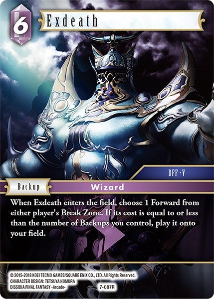 Image for Exdeath (7-087R) (Opus VII) - Final Fantasy TCG