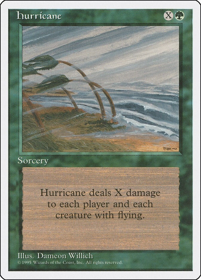 Image for Hurricane (135) (Fourth Edition) - Magic: The Gathering
