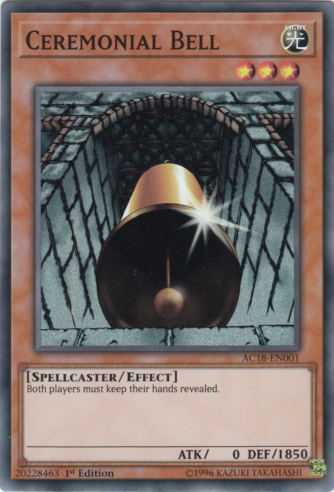 Image for Ceremonial Bell (AC18-EN001) (AC18) - YuGiOh