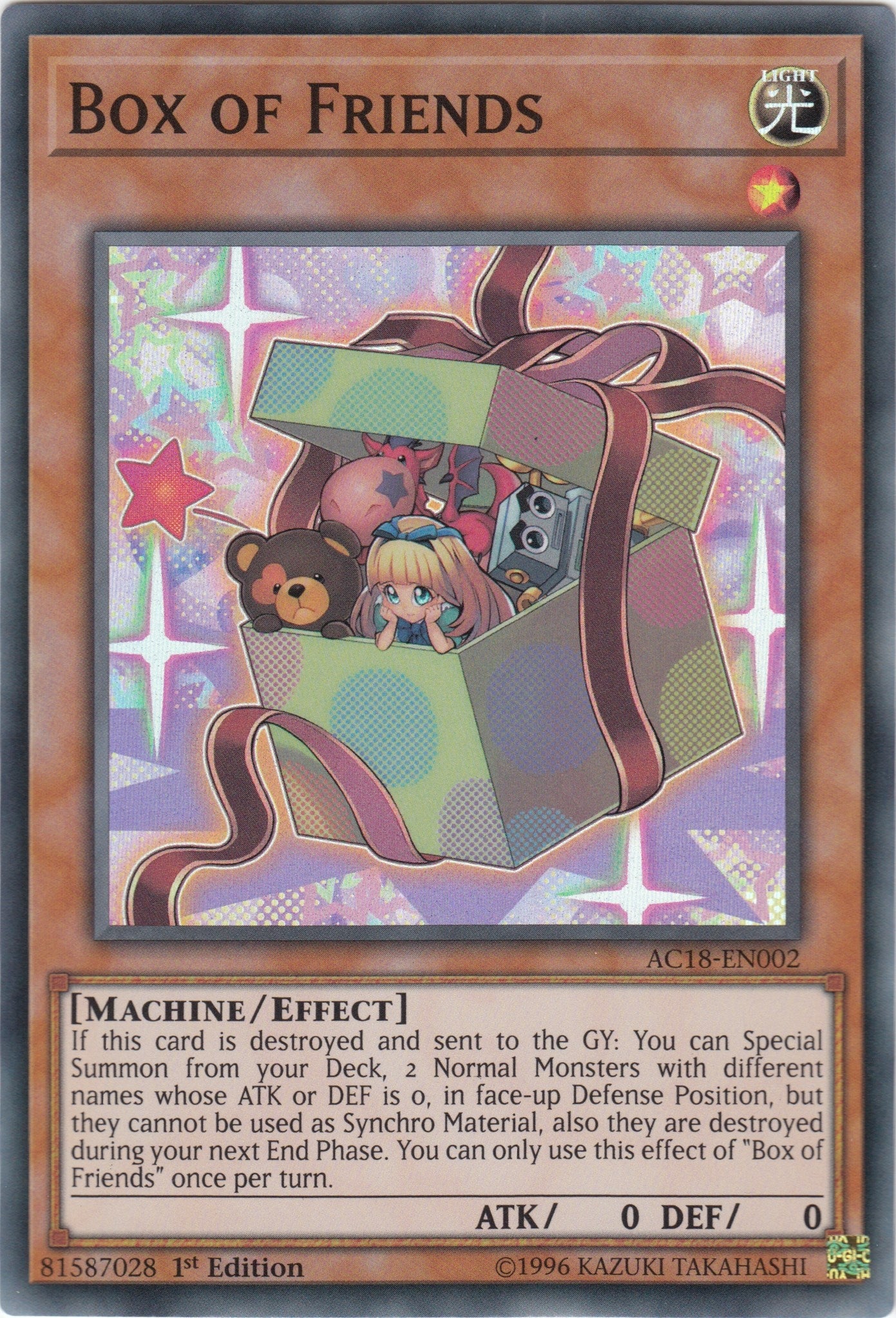 Image for Box of Friends (AC18-EN002) (AC18) - YuGiOh
