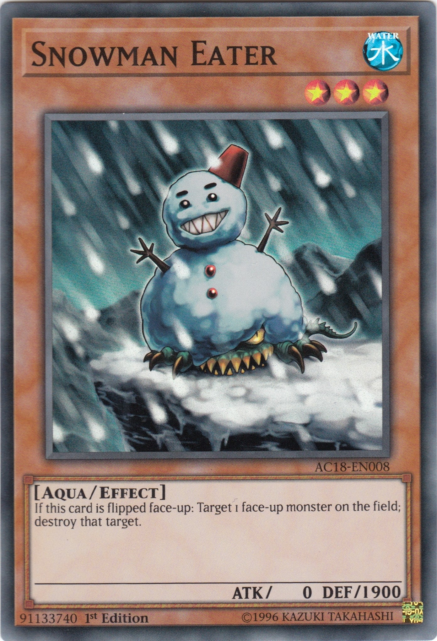 Image for Snowman Eater (AC18-EN008) (AC18) - YuGiOh