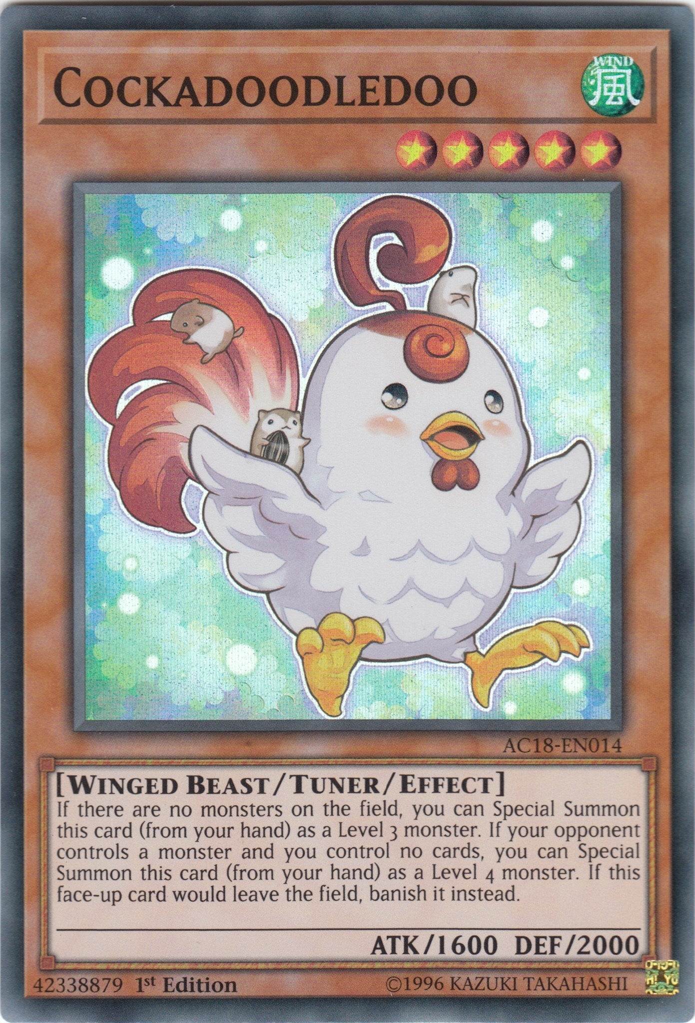 Image for Cockadoodledoo (AC18-EN014) (AC18) - YuGiOh