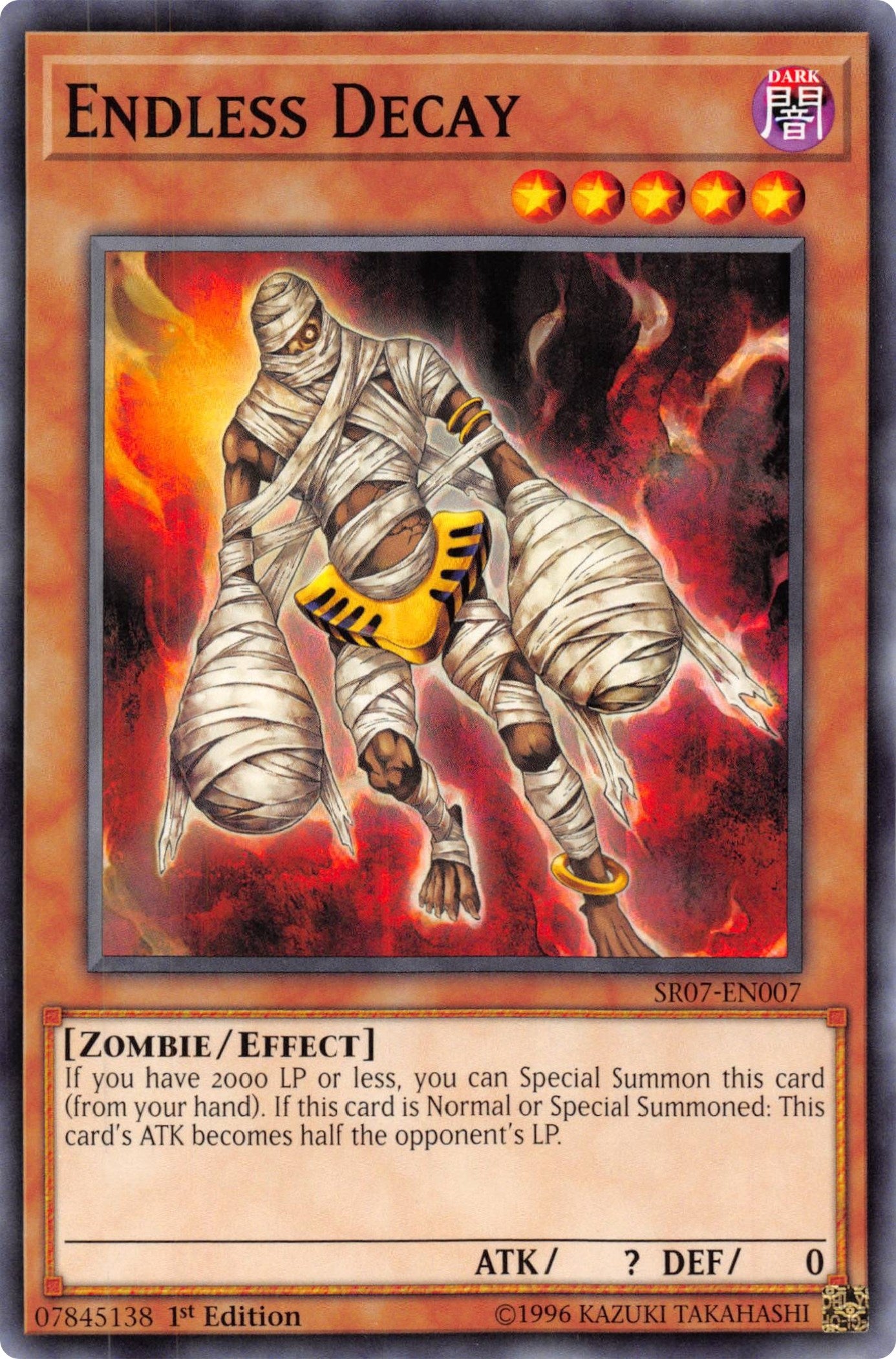 Image for Endless Decay (SR07-EN007) (SR07) - YuGiOh
