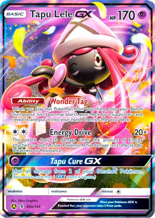 Image for Tapu Lele GX - 60a/145 (060a/145) (Alternate Art Promos) - Pokemon