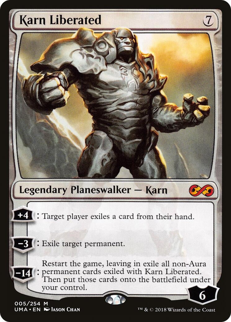 Image for Karn Liberated (5) (Ultimate Masters) - Magic: The Gathering