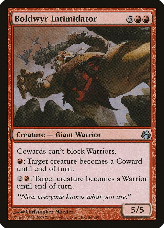 Image for Boldwyr Intimidator (86) (Morningtide) - Magic: The Gathering