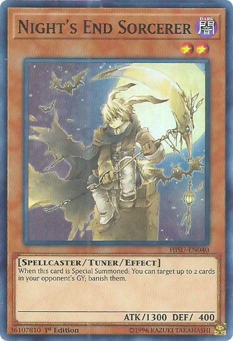 Image for Night's End Sorcerer (HISU-EN040) (HISU) - YuGiOh