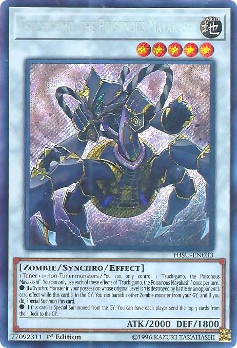 Image for Tsuchigumo, the Poisonous Mayakashi (HISU-EN033) (HISU) - YuGiOh