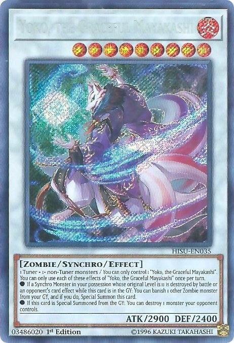 Image for Yoko, the Graceful Mayakashi (HISU-EN035) (HISU) - YuGiOh